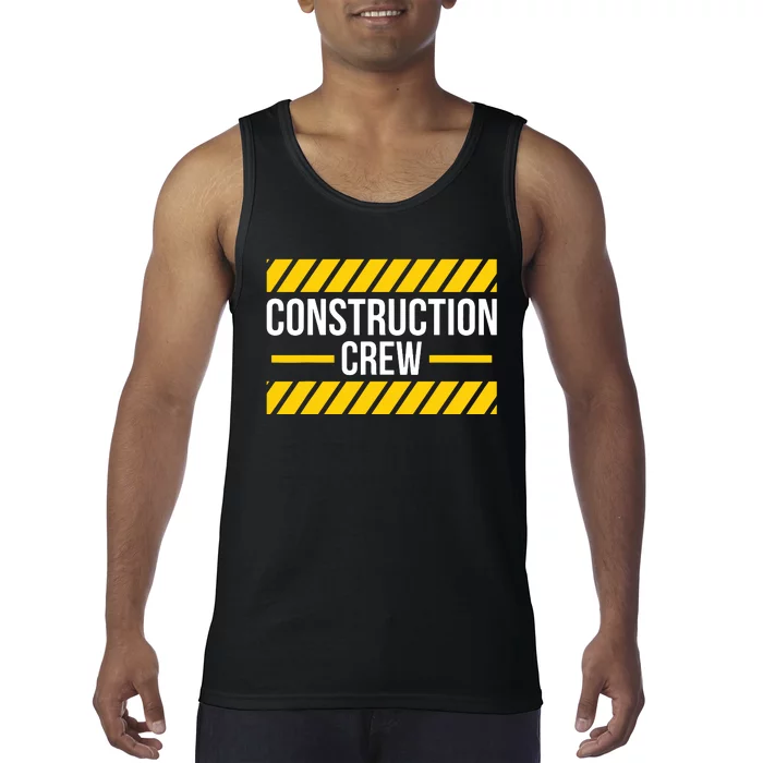 Construction Crew Highway Worker Tank Top