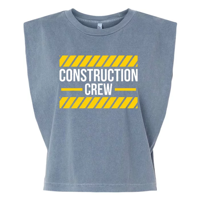 Construction Crew Highway Worker Garment-Dyed Women's Muscle Tee