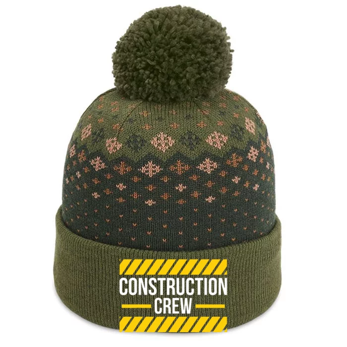 Construction Crew Highway Worker The Baniff Cuffed Pom Beanie