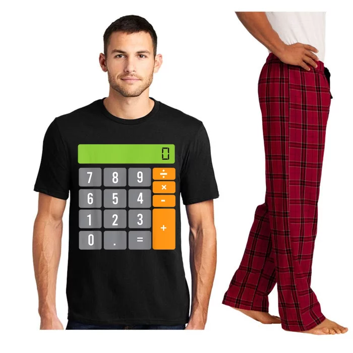 Calculator Costume Halloween Easy Cosplay Math Geek Outfit Pajama Set