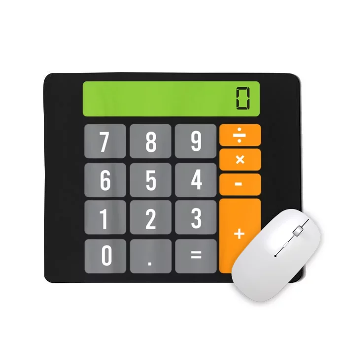 Calculator Costume Halloween Easy Cosplay Math Geek Outfit Mousepad