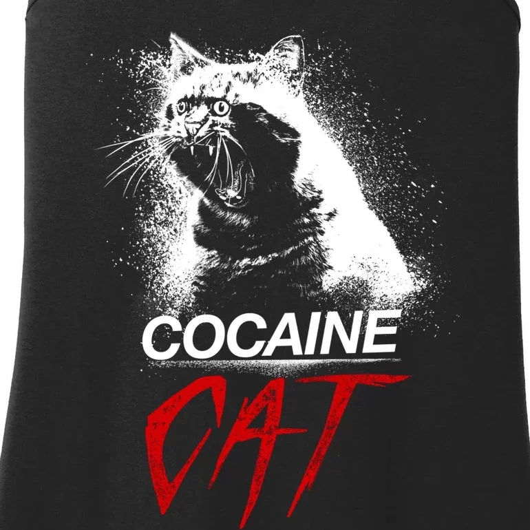 Cocaine Cat Horror Cat Ladies Essential Tank