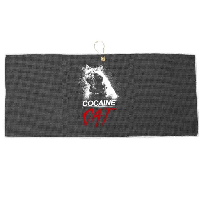 Cocaine Cat Horror Cat Large Microfiber Waffle Golf Towel