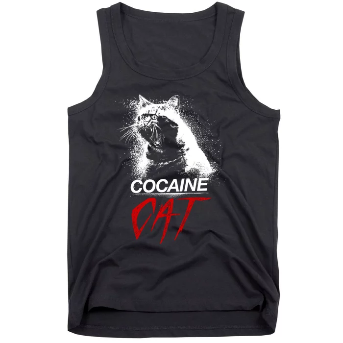 Cocaine Cat Horror Cat Tank Top