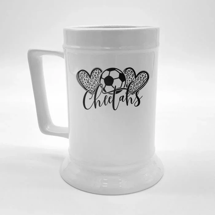 Cheetahs Front & Back Beer Stein