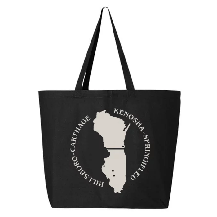 Carthage College Historic Campus Design Wisconsin & Illinois 25L Jumbo Tote