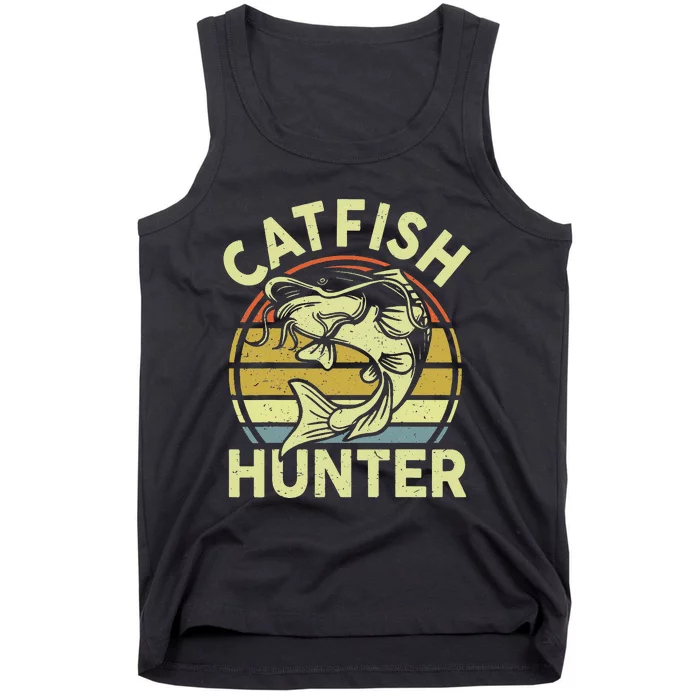 Catfishing Catfish Hunter  Gift Funny Fishing Tank Top