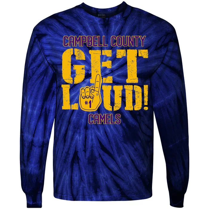 Campbell County High School Get Loud Camels Tie-Dye Long Sleeve Shirt