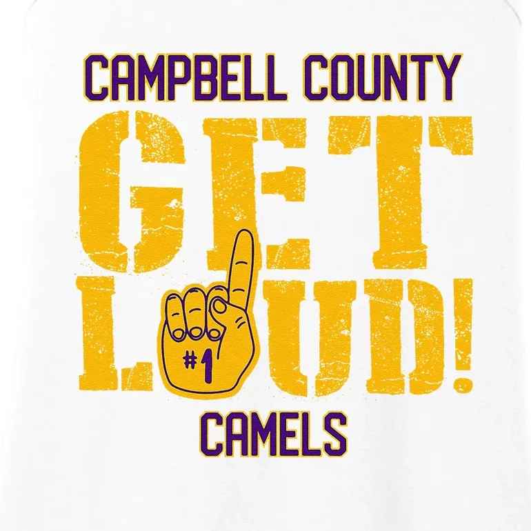 Campbell County High School Get Loud Camels Ladies Essential Tank