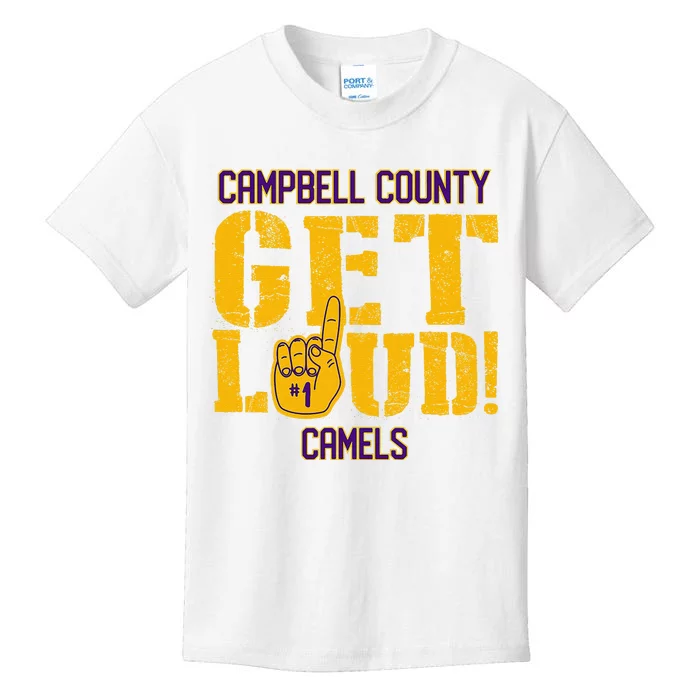 Campbell County High School Get Loud Camels Kids T-Shirt