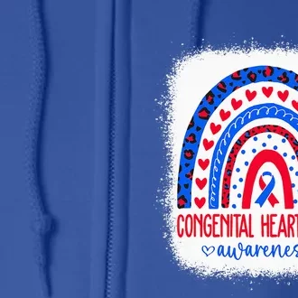 Chd Congenital Heart Defect Awareness Month Full Zip Hoodie