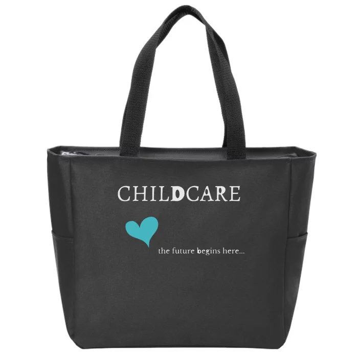 Childcare Zip Tote Bag