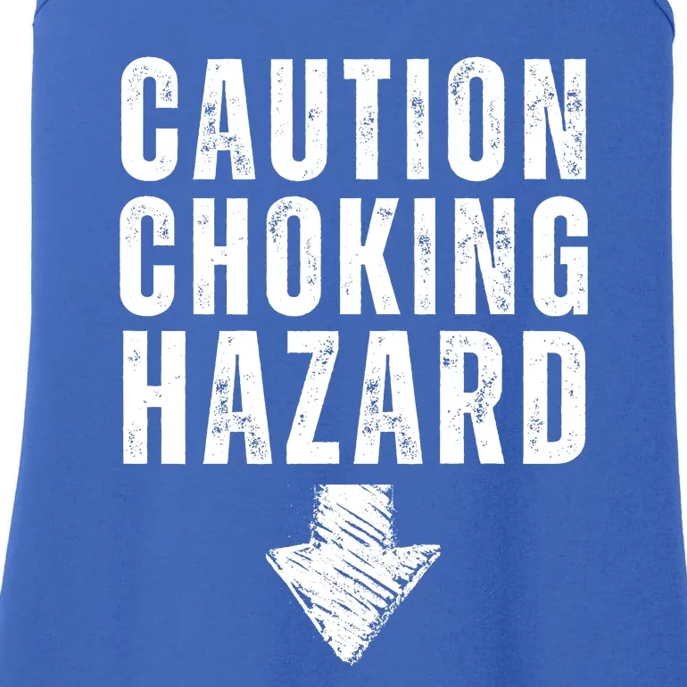 Caution Choking Hazard Ladies Essential Tank