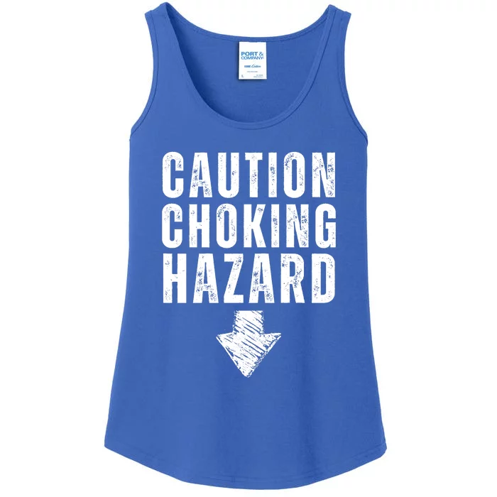 Caution Choking Hazard Ladies Essential Tank