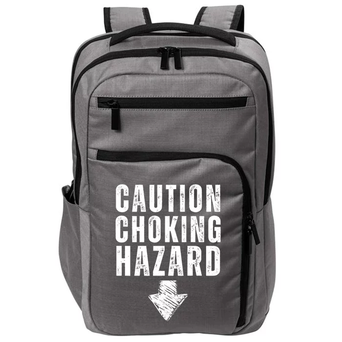 Caution Choking Hazard Impact Tech Backpack