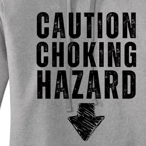 Caution Choking Hazard Women's Pullover Hoodie