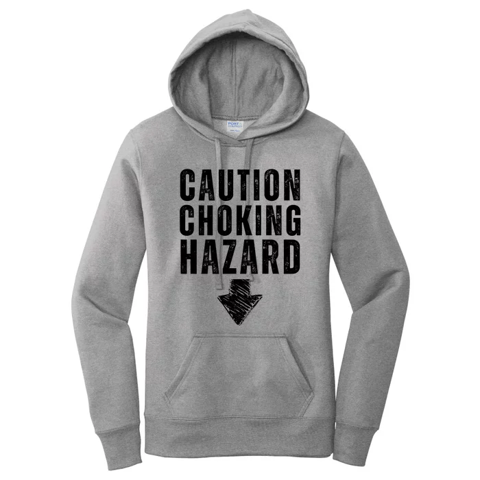 Caution Choking Hazard Women's Pullover Hoodie