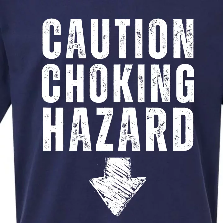 Caution Choking Hazard Sueded Cloud Jersey T-Shirt