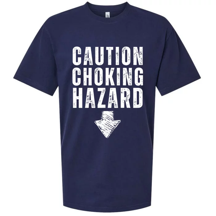 Caution Choking Hazard Sueded Cloud Jersey T-Shirt