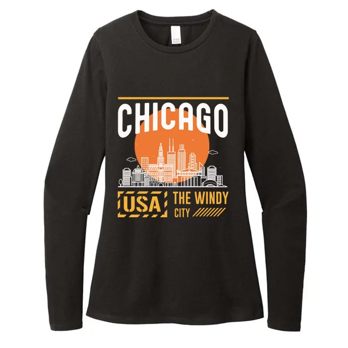 Chicago Womens CVC Long Sleeve Shirt