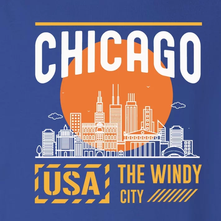 Chicago Toddler Long Sleeve Shirt