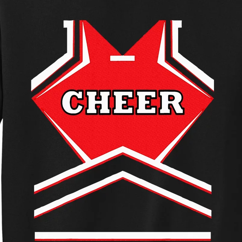 Cheerleader Costume Halloween Cheer Team Kids Sweatshirt