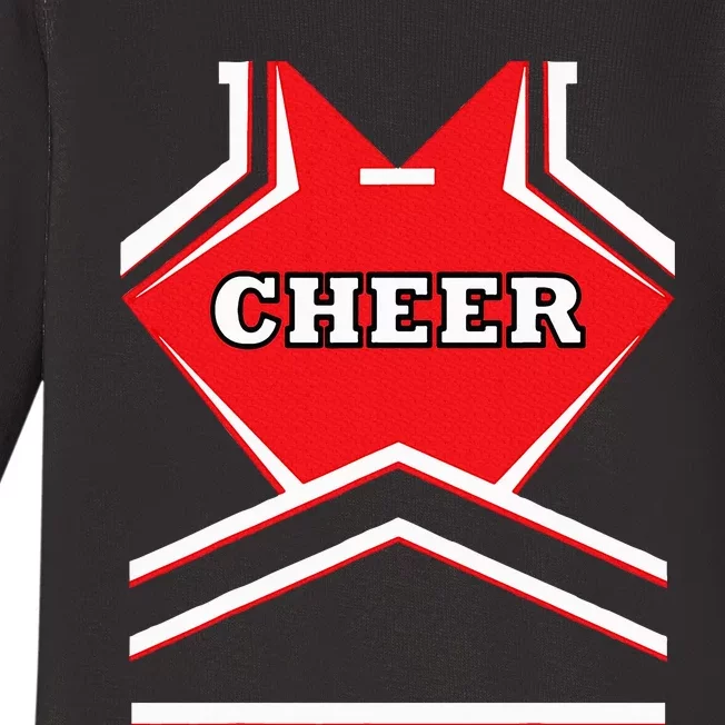 Cheerleader Costume Halloween Cheer Team Kids Baby Long Sleeve Bodysuit