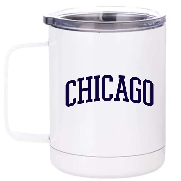 CHICAGO Front & Back 12oz Stainless Steel Tumbler Cup