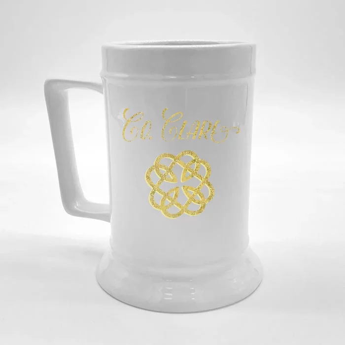 County Clare Ireland Heritage Saint Patrick's Day Front & Back Beer Stein