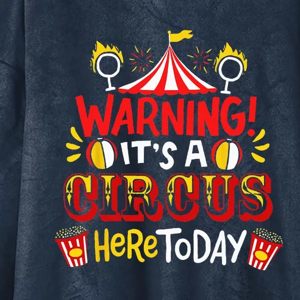 Circus Hooded Wearable Blanket