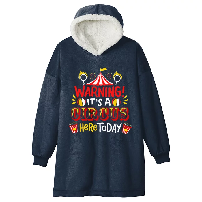 Circus Hooded Wearable Blanket