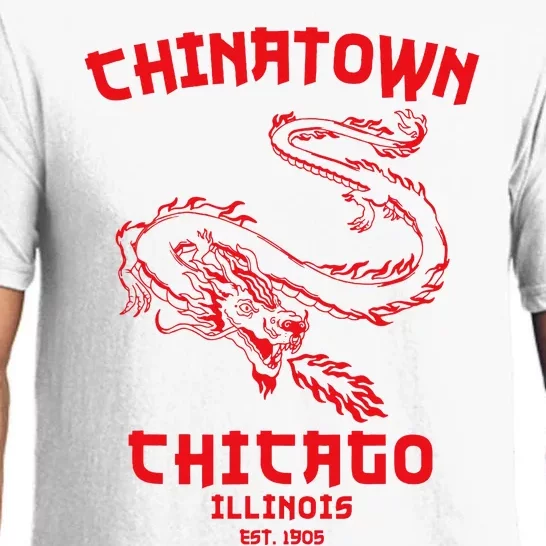 Chicago Chinatown Illinois Chinese American Loop South Side Pajama Set