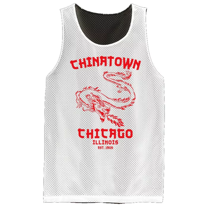 Chicago Chinatown Illinois Chinese American Loop South Side Mesh Reversible Basketball Jersey Tank