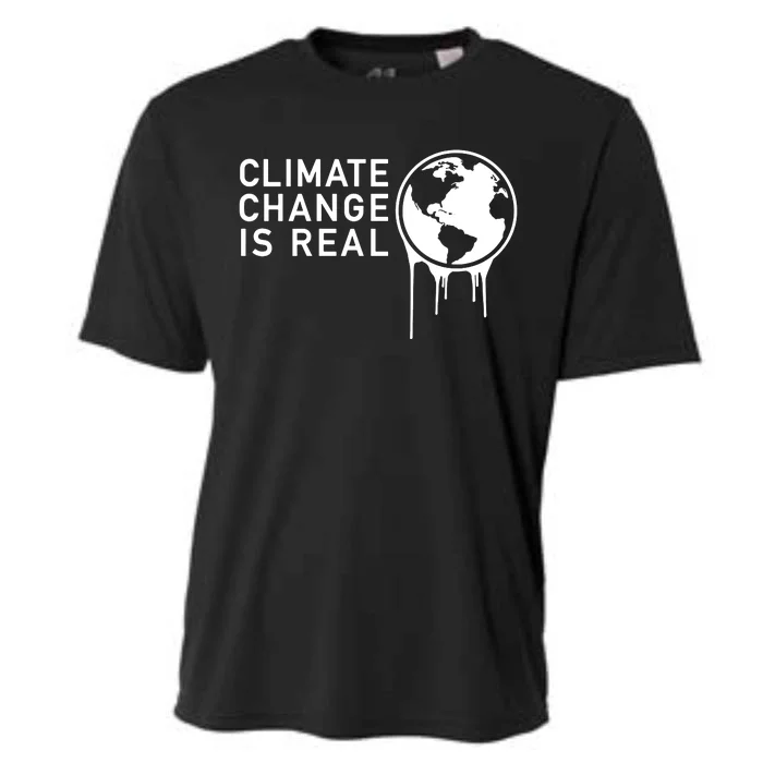 Climate Change Is Real Cooling Performance Crew T-Shirt