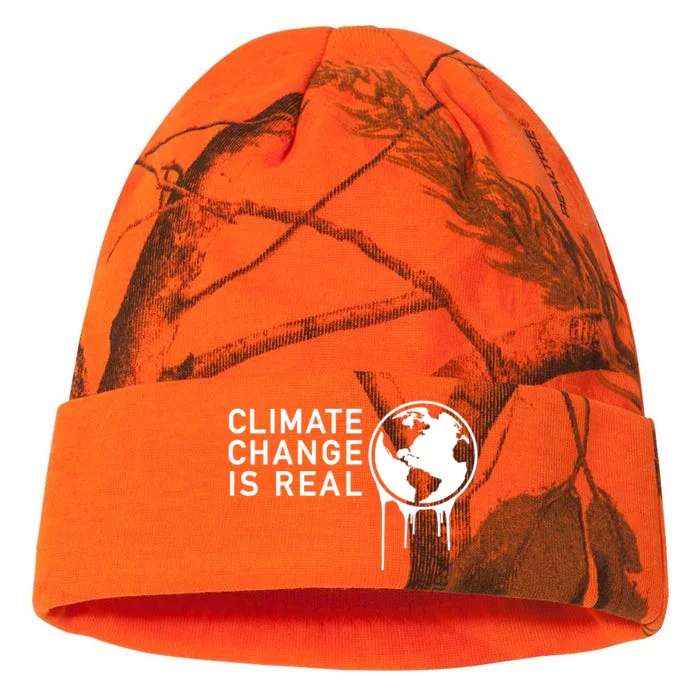 Climate Change Is Real Kati - 12in Camo Beanie