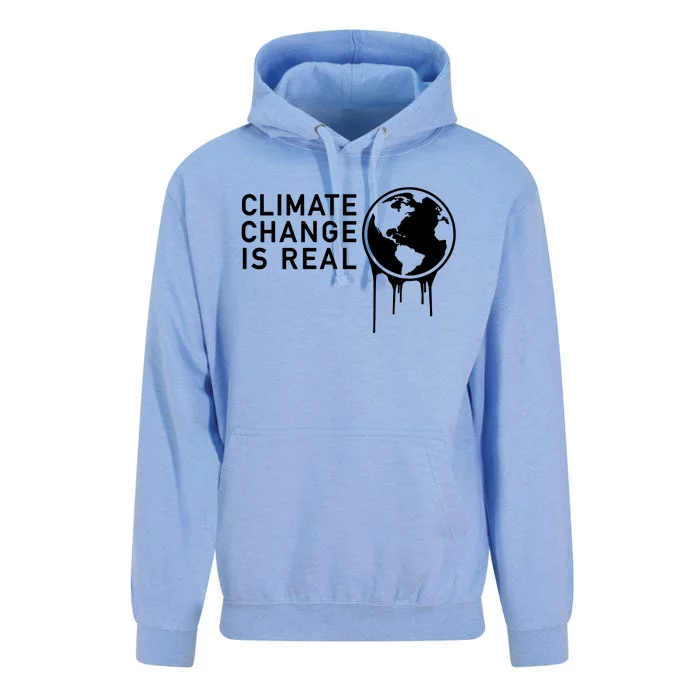 Climate Change Is Real Unisex Surf Hoodie