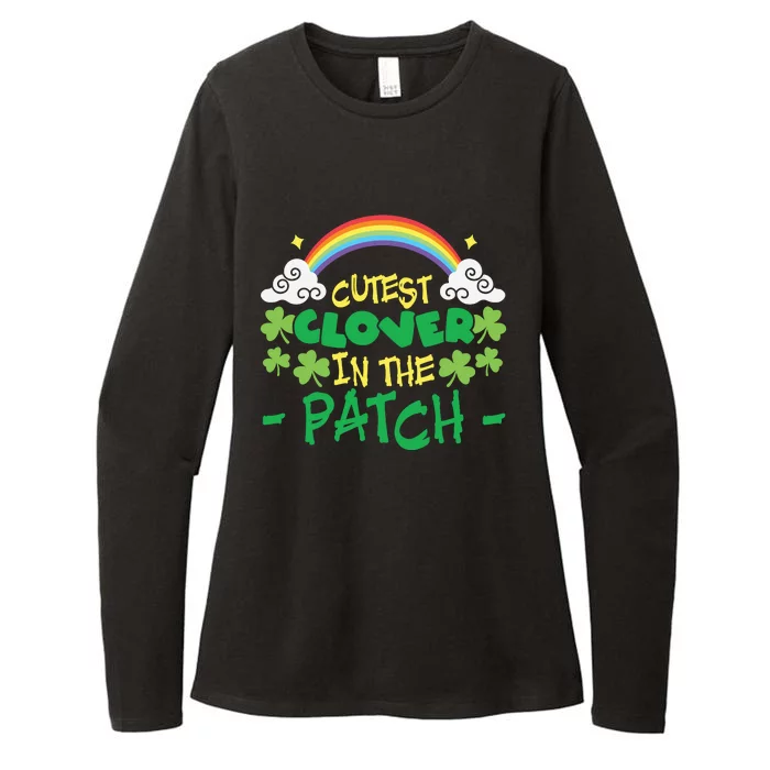 Cutest Clover In The Patch Rainbow Womens CVC Long Sleeve Shirt