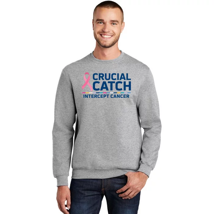 Crucial Catch Intercept Cancer Awareness Sweatshirt