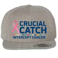 TeeShirtPalace Crucial Catch Intercept Cancer Breast Cancer Awareness Hoodie