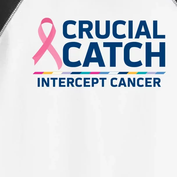 Crucial Catch Intercept Cancer Awareness Toddler Fine Jersey T-Shirt