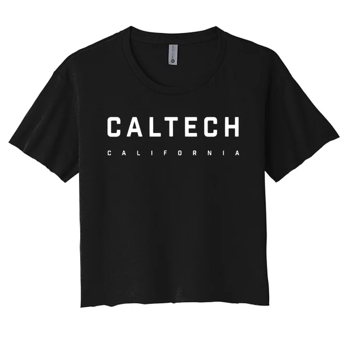 Caltech California Iconic Tech Spirit Women's Crop Top Tee