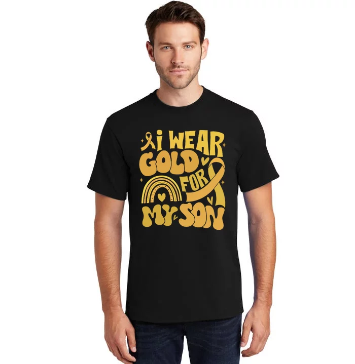 Childhood Cancer I Wear Gold For My Son Tall T-Shirt