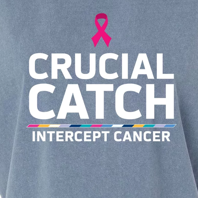 Crucial Catch Intercept Cancer Support Garment-Dyed Women's Muscle Tee