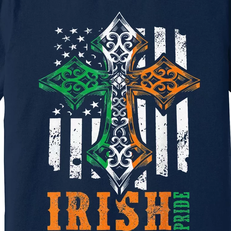 Celtic Cross Irish Pride Saint Patrick's Day Premium T-Shirt