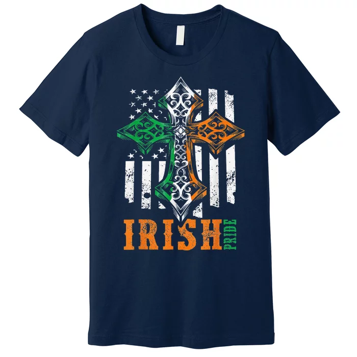 Celtic Cross Irish Pride Saint Patrick's Day Premium T-Shirt