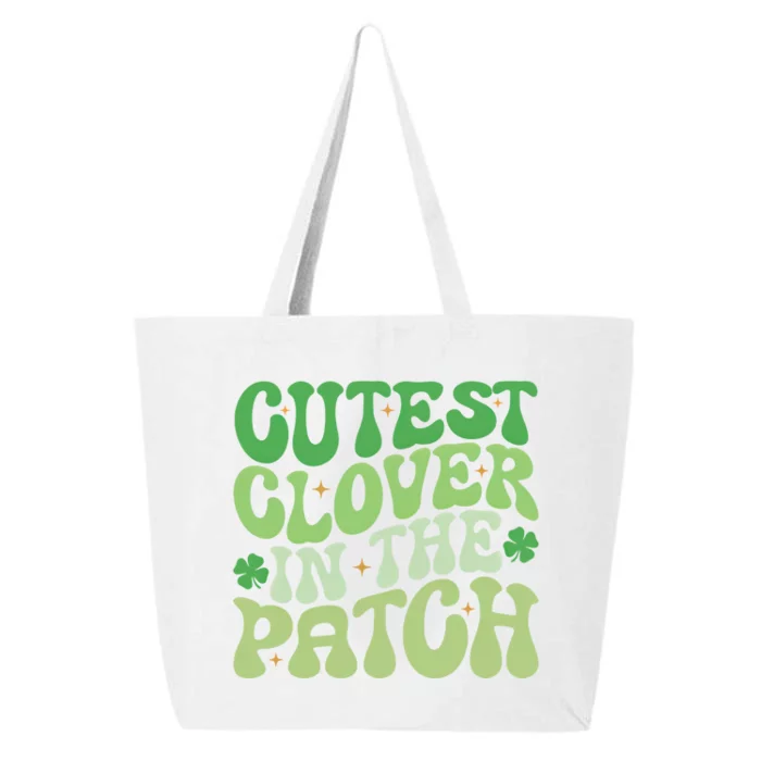 Cutest Clover In The Patch Cute Shamrock St PatrickS Day Gift 25L Jumbo Tote