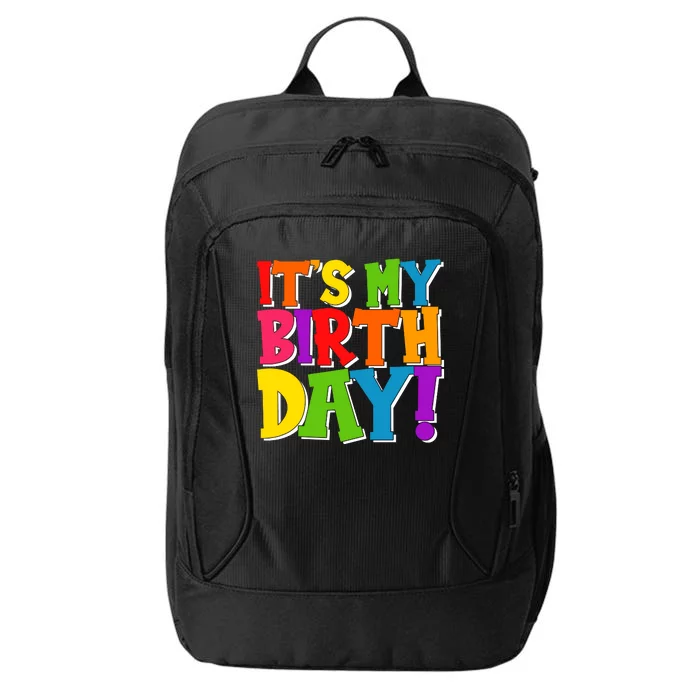 Cute Colorful It's My Birthday City Backpack