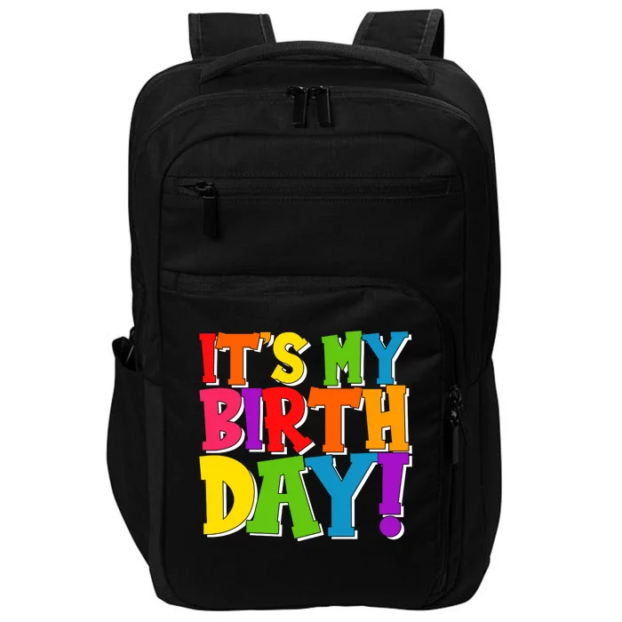 Cute Colorful It's My Birthday Impact Tech Backpack