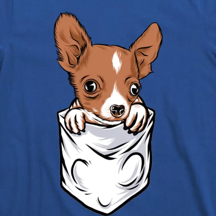 Cute Chihuahua In Your Pocket Christmas Cute Gift T-Shirt