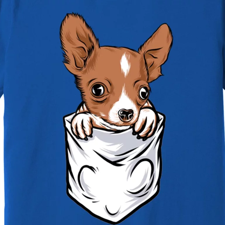 Cute Chihuahua In Your Pocket Christmas Cute Gift Premium T-Shirt